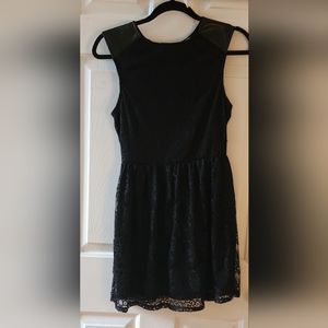 Black lace party dress..size small Mini.
